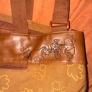 Disney Brown Pooh Tan Tote Bag